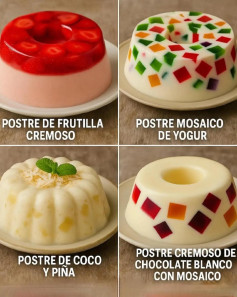 Frutilla Cremosa con Sello de Gelatina