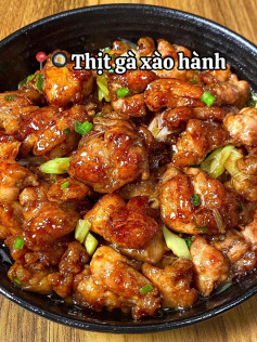 Gà xào hành thơm ngon, dễ làm, vị đậm đà