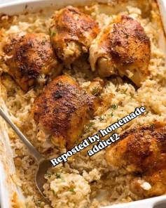 Garlic Butter Chicken and Rice Delight