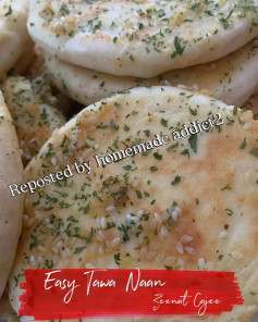 Garlic Butter Tawa Naan Delight