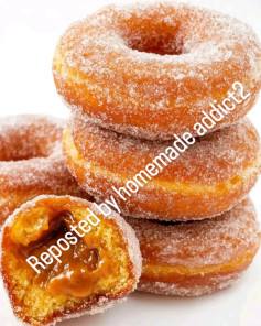 Golden Cinnamon Sugar Delight Donuts