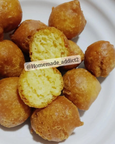 Golden Custard Drops: Fluffy Delight for Tea Time