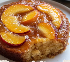 Golden Peach Upside-Down Delight