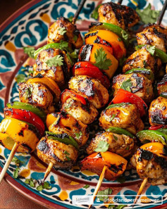 Grilled Mexican Chicken Skewers
