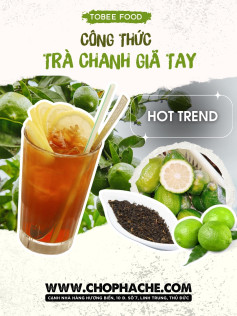 Hướng dẫn làm trà chanh giã tay