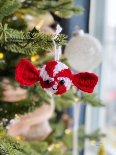 Hướng dẫn móc kẹo trang trí cho cây thông Noel