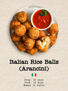 Italian Rice Balls (Arancini) Recipe 🧆🇮🇹