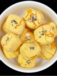 Khoai Lang Nướng Giòn Vị Mè Đen