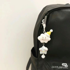 Móc khóa mây len handmade dễ thương cho balo