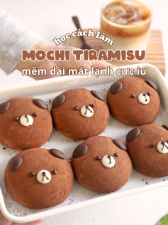 Mochi Tiramisu: Hương Vị Cà Phê Đậm Đà, Kem Mascarpone Tan Chảy