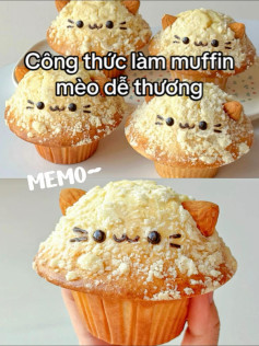 Muffin Mèo Dễ Thương Thơm Ngon Hấp Dẫn