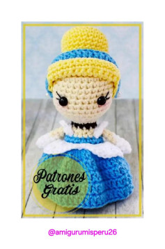 Muñeca Amigurumi Princesa con Patrón Gratis