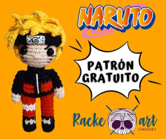 Patrón de amigurumi de Naruto disponible gratis