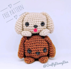 Patrón de Amigurumi de Perrito Adorable para Tejer