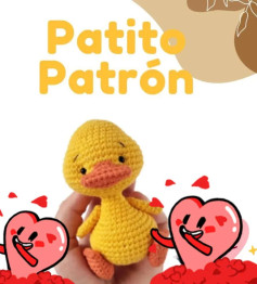 Patrón de Amigurumi: Patito Tierno y Adorable