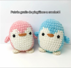 Patrón de pingüinos adorables para crochet: fácil y gratis