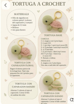 Patrón de tortuga a crochet: guía paso a paso fácil
