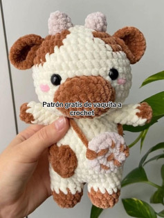 Patrón gratis de vaquita a crochet