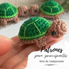 Patrones de tortuga para principiantes en amigurumi