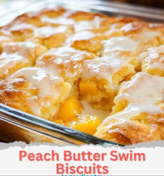 Peach Butter Swim Biscuits