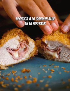 Pechuga a la Gordon Blue en la AirFryer