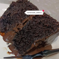 Rich Chocolate Fudge Cake with Creamy Coffee Infusion