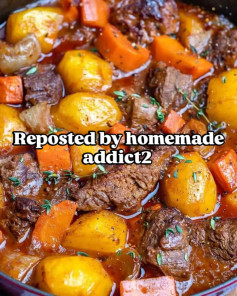 Savory Beef Stew with Carrots and Potatoes