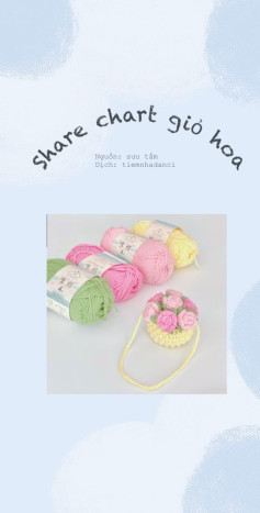 SHARE CHART GIỎ HOA HỒNG.