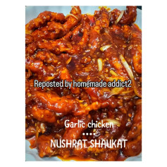 Spicy Garlic Chicken Delight with Sesame Crunch