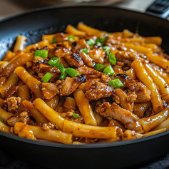 Spicy Garlic Chicken Ziti