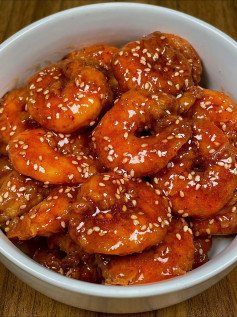 Tôm Chiên Xốt Hoàng Kim Thơm Ngon Giòn Rụm