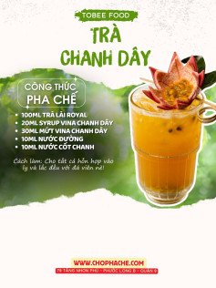 Trà trái cây dễ làm thơm mùi trà lài