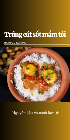 Trứng Cút Sốt Mắm Tỏi – Thơm Ngon Đậm Đà