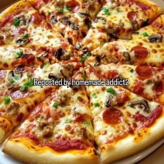 Ultimate Homemade Delight: Cheesy Feast with Tasty Toppings