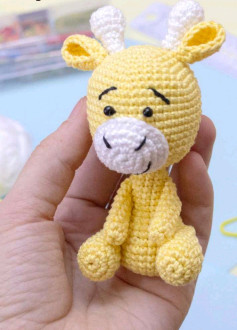 Вязаный жираф: схема для начинающих мастеров амигуруми