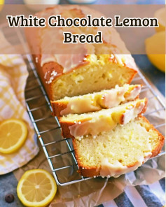 White Chocolate Lemon Bread