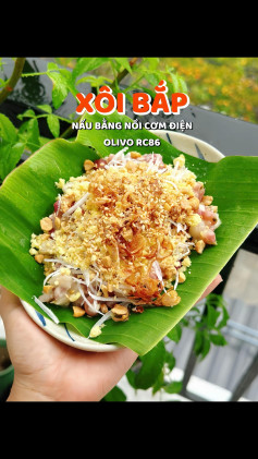 Xôi Bắp Dẻo Thơm Hương Lá Dứa