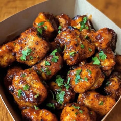 Zesty Cajun Honey Lemon Chicken Bites