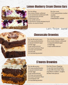 Zesty Lemon-Blueberry Cream Delight Bars