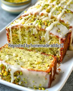 Zesty Pistachio Lemon Delight Loaf