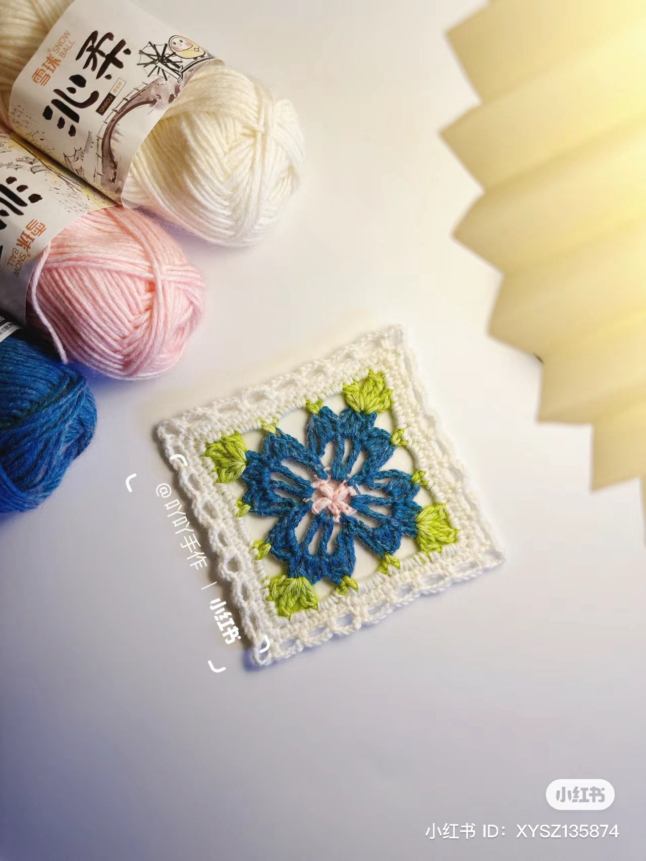 10 chart hoa tiết xinh cho bạn - Móc len