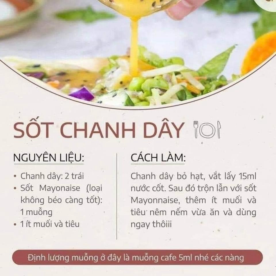 11 công thức làm sốt trộn salad ngon: Sữa chua, Rau mùi, Bơ hạt, Chanh dây, Giấm táo