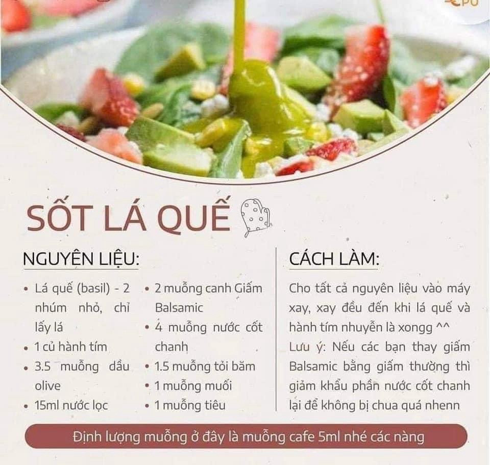 11 công thức làm sốt trộn salad ngon: Sữa chua, Rau mùi, Bơ hạt, Chanh dây, Giấm táo
