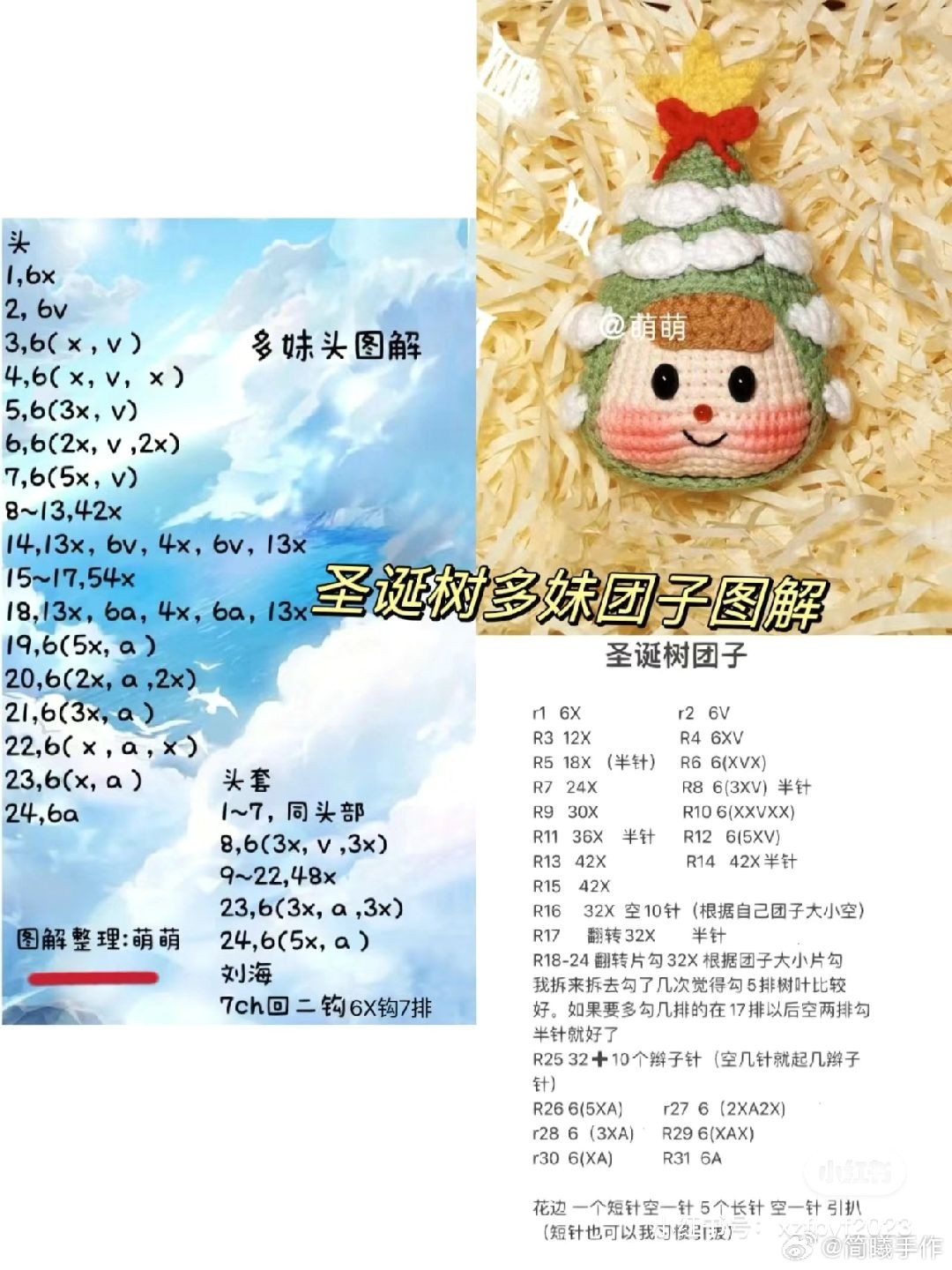 11 Cute Christmas Crochet Patterns: Trees, Reindeer & Snowmen