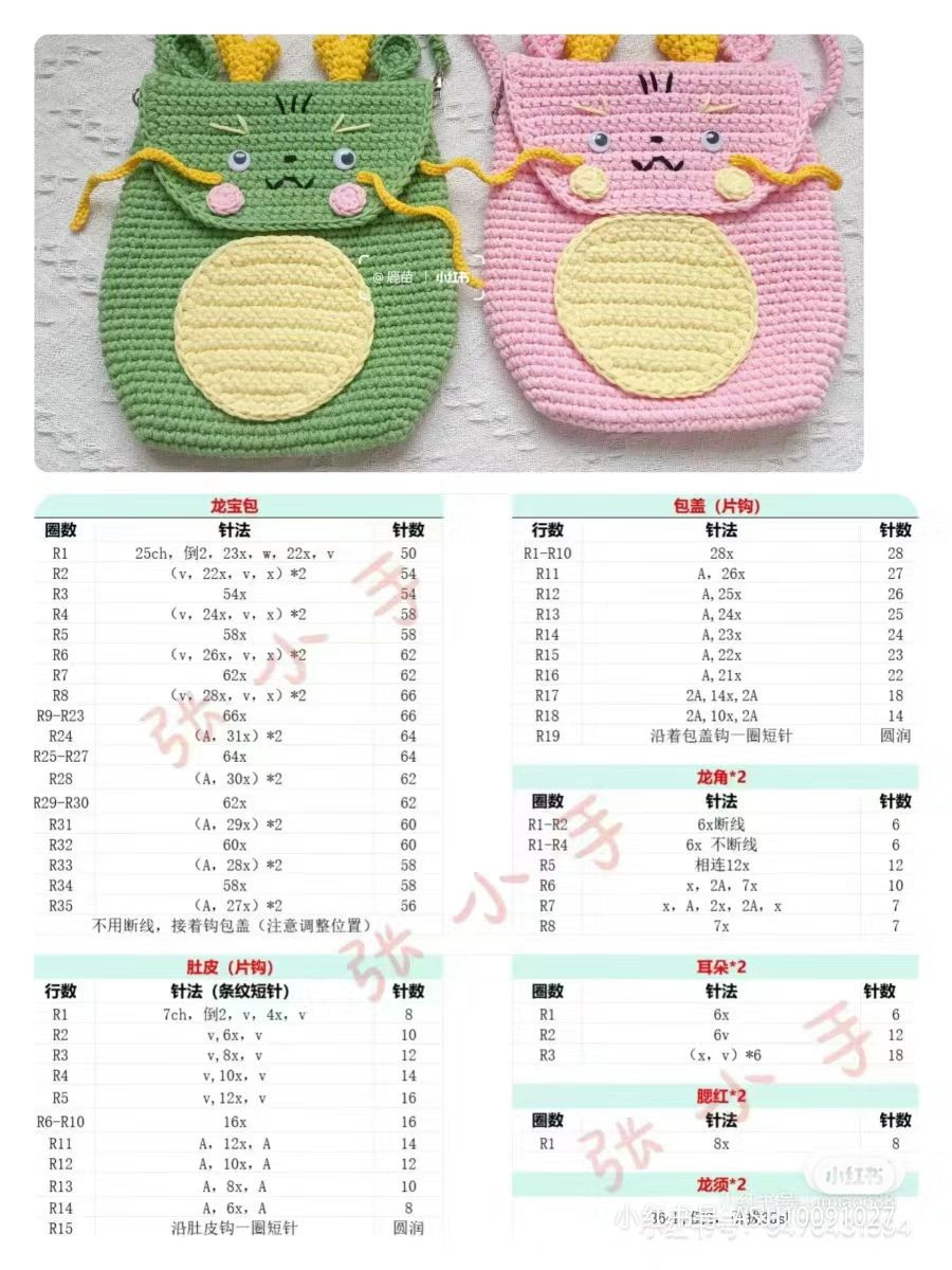 12 Crochet Dragon Patterns for Year of the Dragon Amigurumi