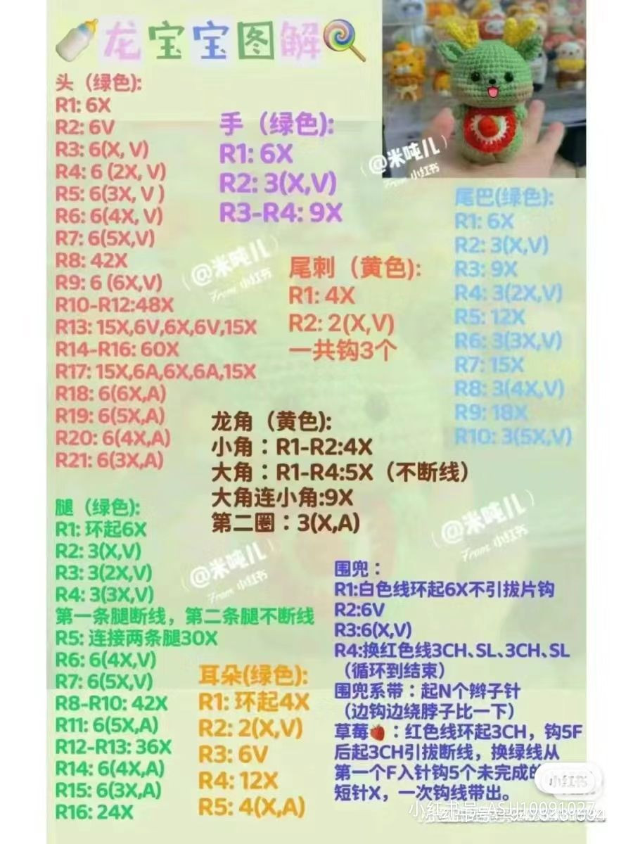 12 Crochet Dragon Patterns for Year of the Dragon Amigurumi