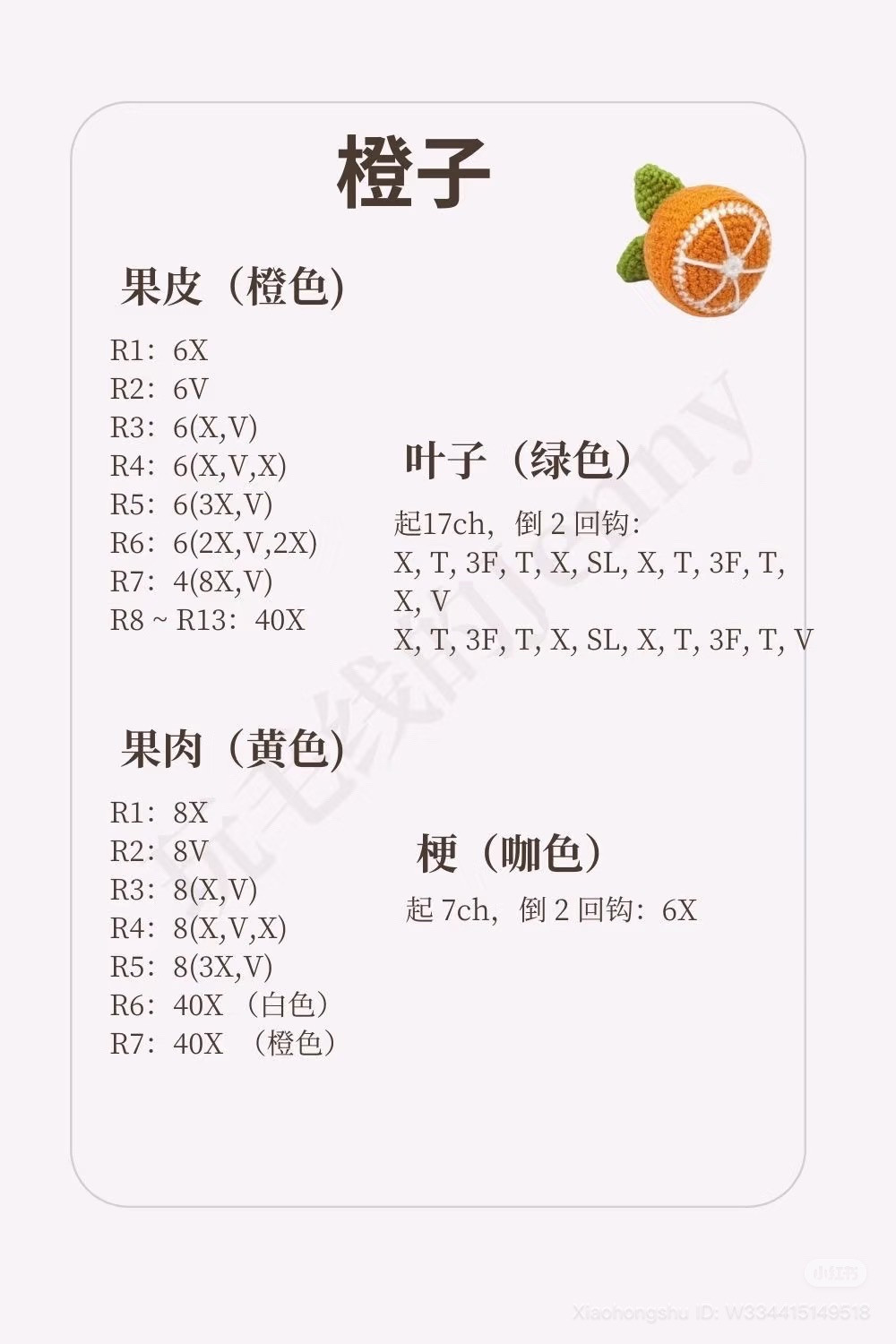 16 Cute 3D Crochet Fruit Patterns: Orange, Pear, Apple, Passion Fruit