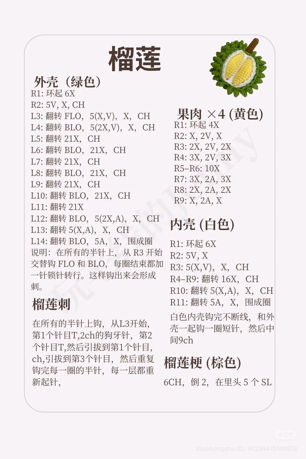 16 Cute 3D Crochet Fruit Patterns: Orange, Pear, Apple, Passion Fruit