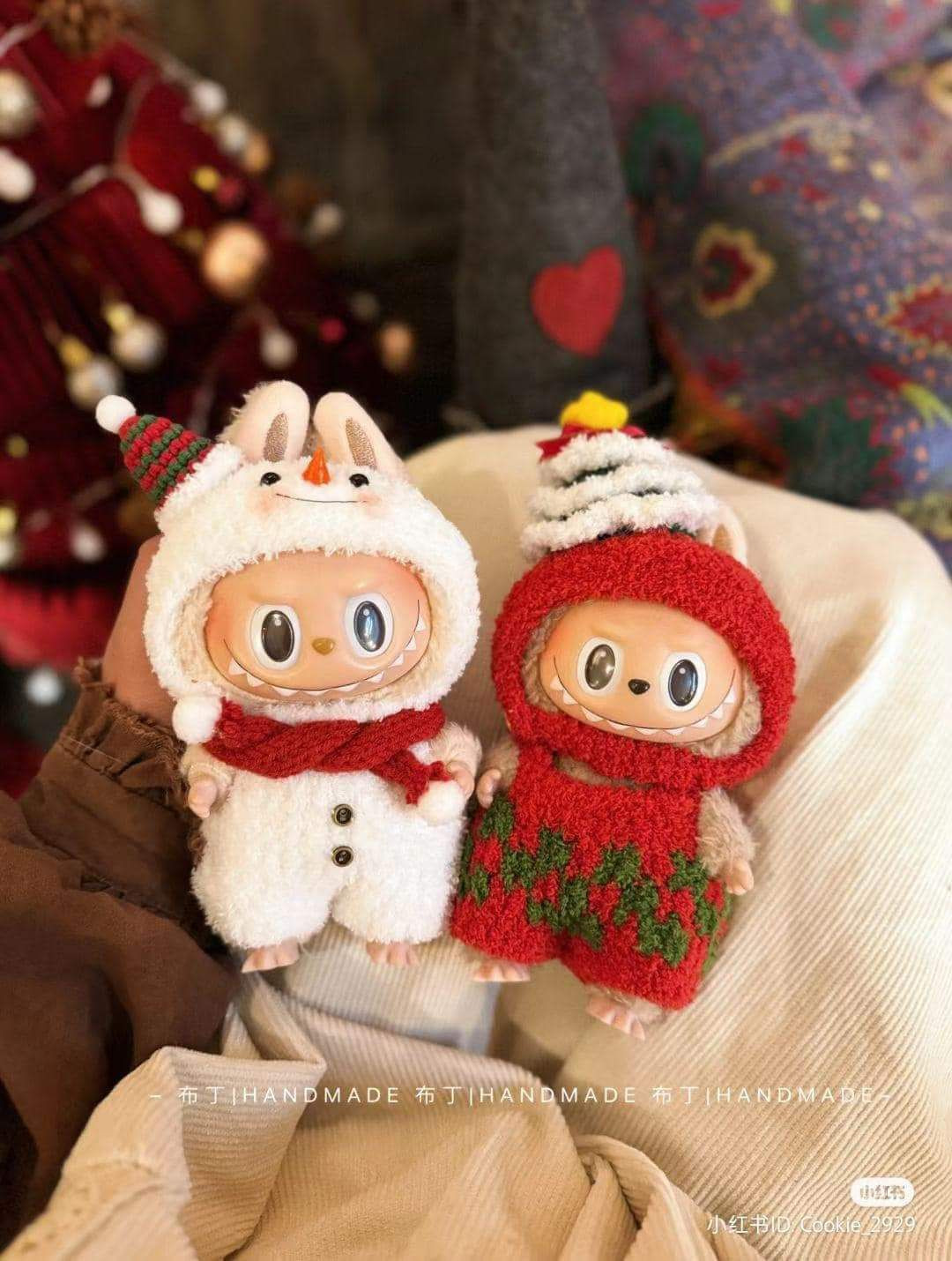 17cm Labubu Crochet Wardrobe: Spring Flower & Frog Outfit Patterns