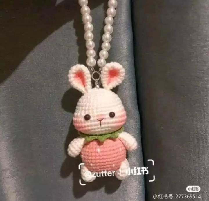 รวมแพทเทิร์นพวงกุญแจ: ดอกทานตะวัน, เชอร์รี่, ทิวลิป และกระต่าย (ชุดที่ 2)